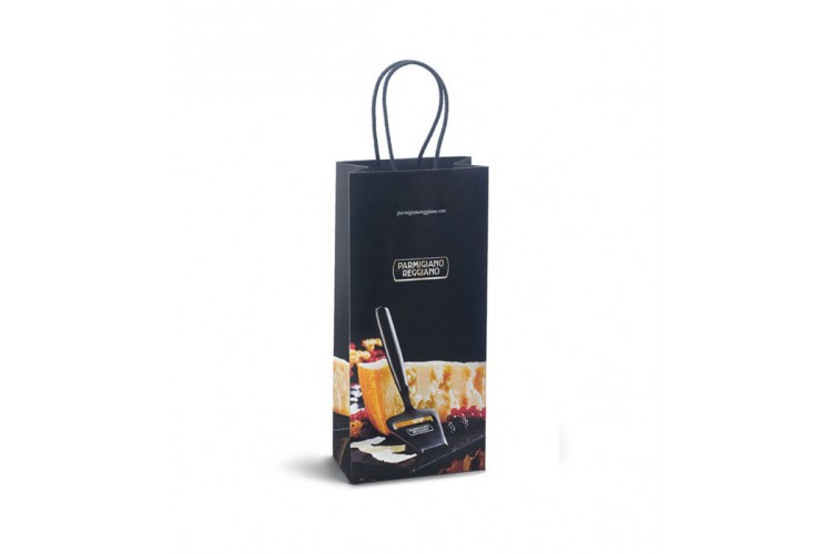 Borsa in carta kraft con manici in cotone