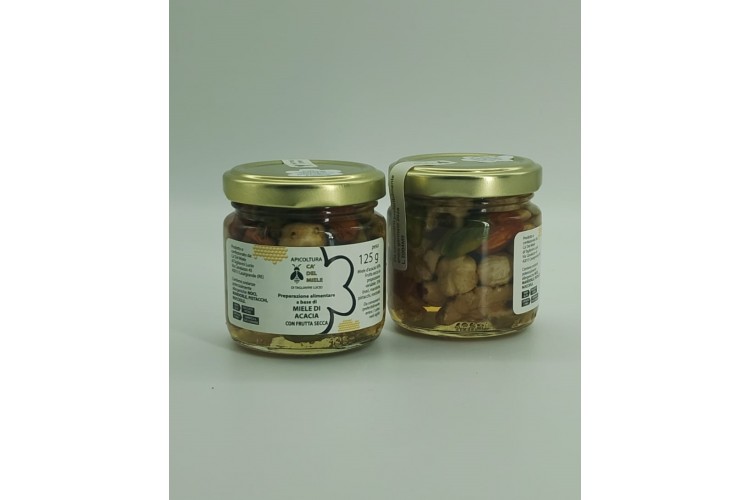 Miele Acacia e frutta secca 125g