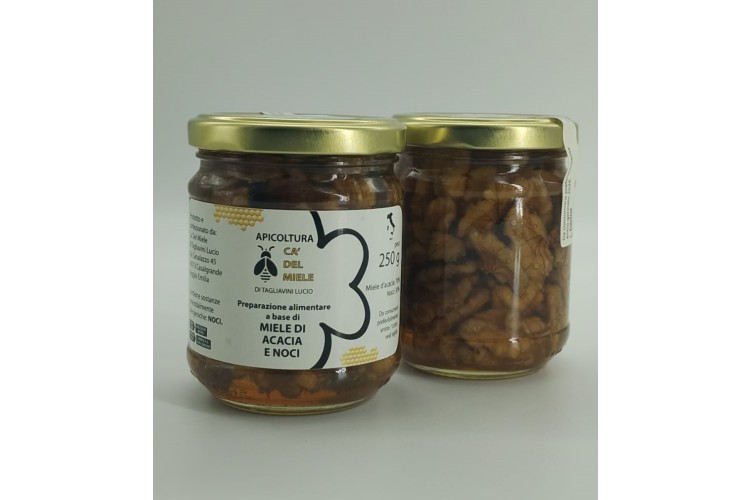 Miele Acacia e Noci 250g