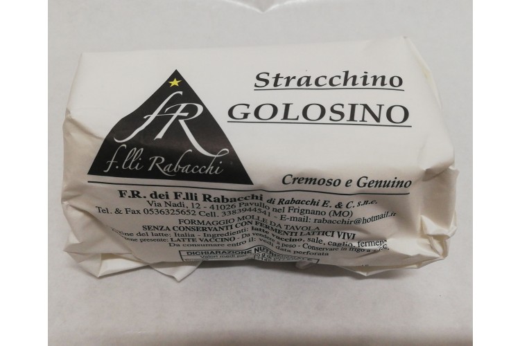 Stracchino "GOLOSINO" €.13,40/kg